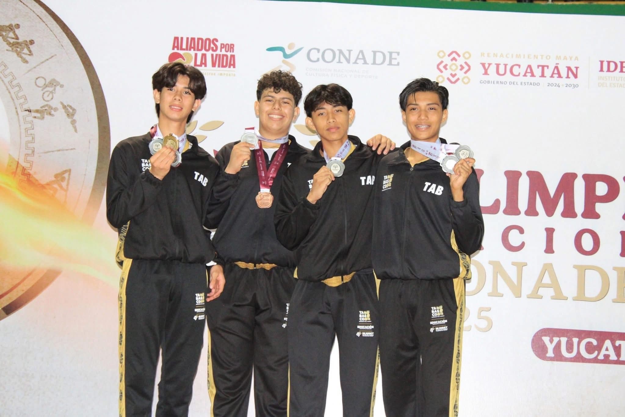 Cosecha Tabasco 26 medallas en Juegos Nacionales CONADE 2025