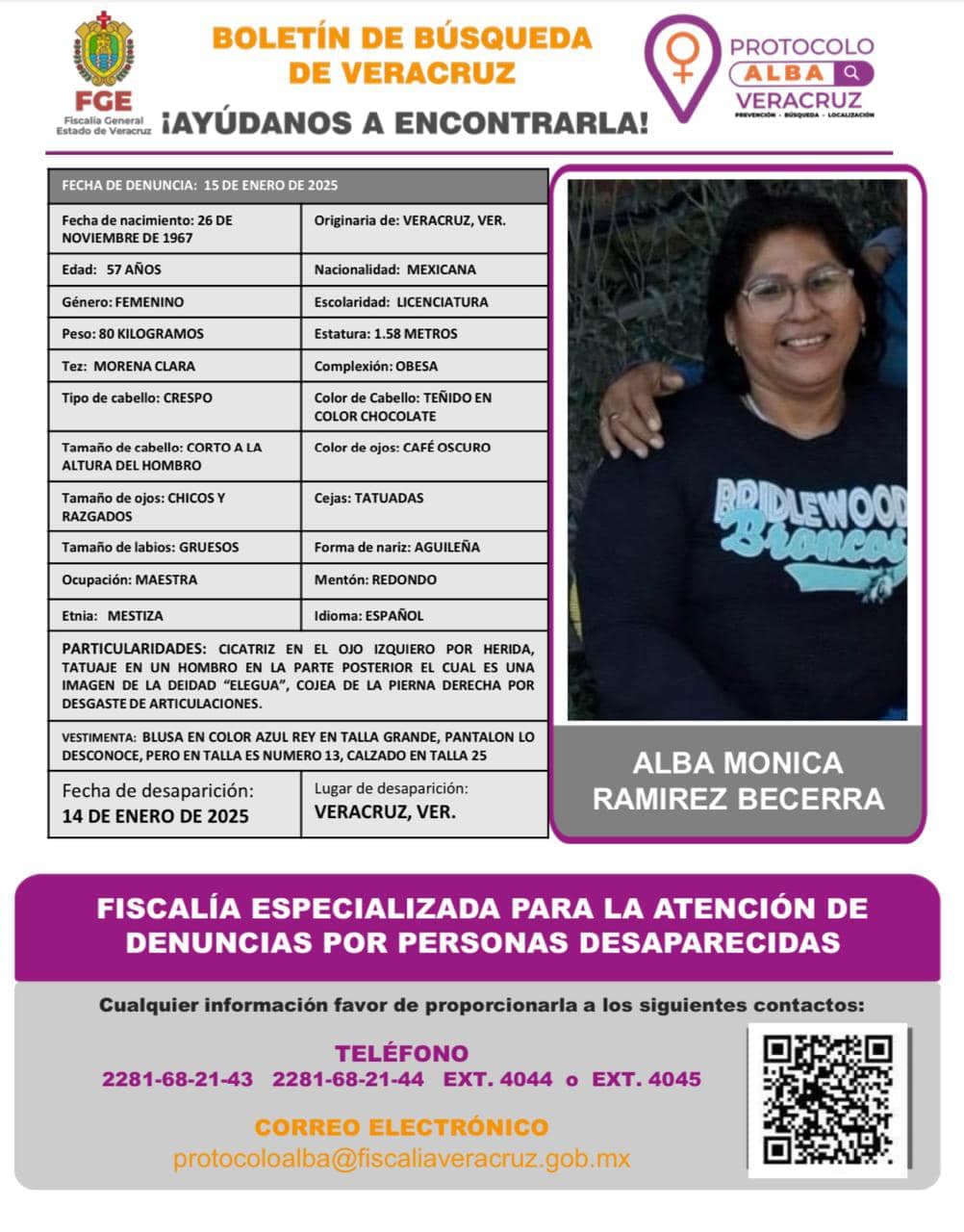 Buscan a maestra y menor desaparecidas en Veracruz 