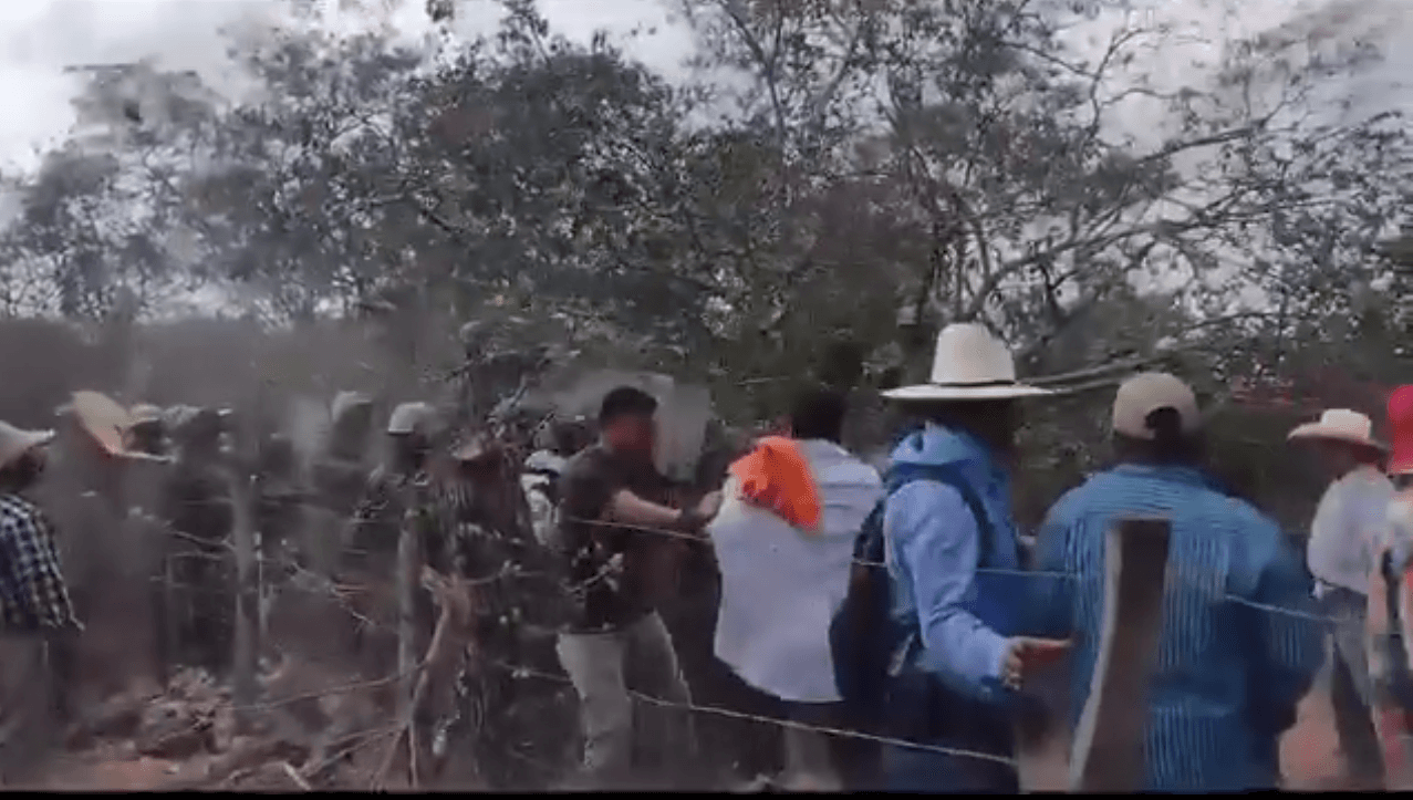 Campesinos de Chicomuselo enfrentan a la GN y Ejército