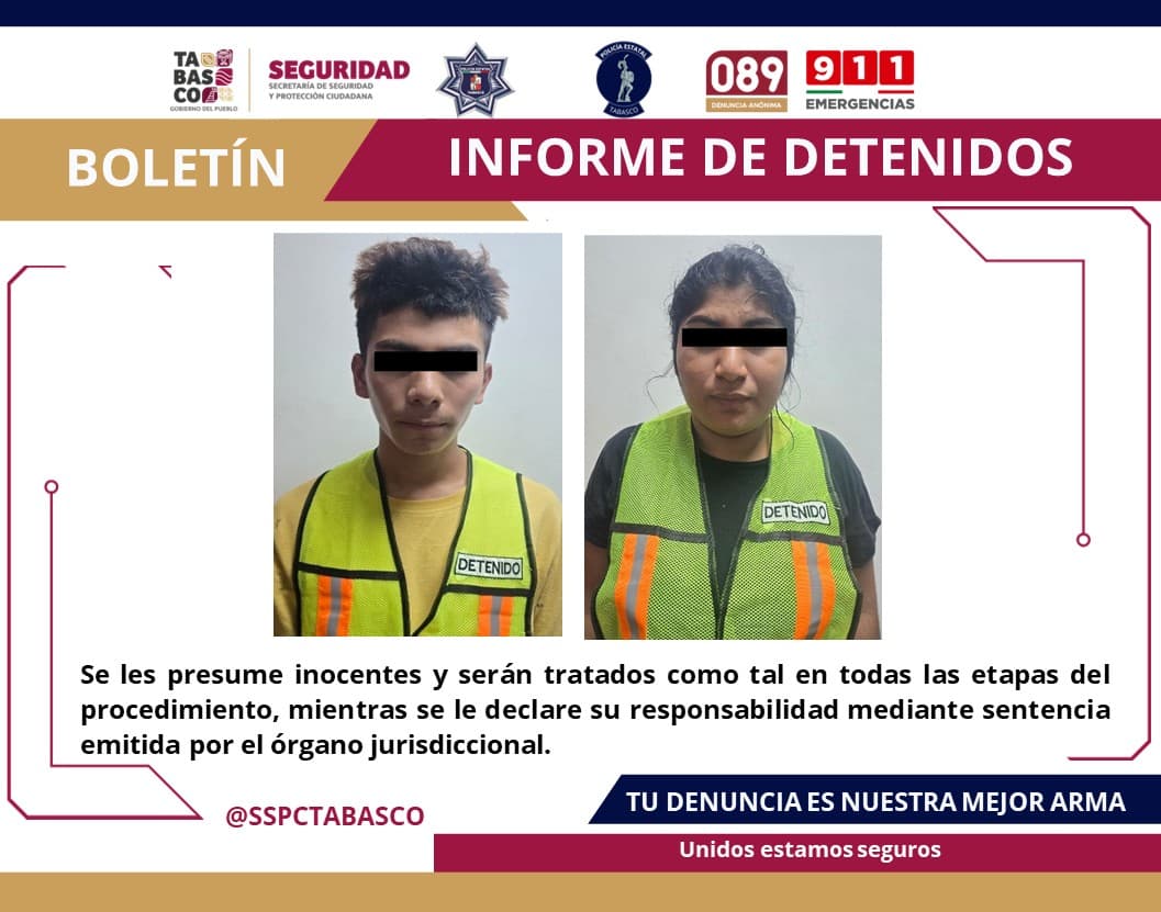 Detienen a 5 personas por delitos contra la salud