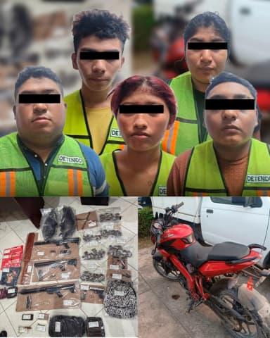 ImagenDetienen a 5 personas por delitos contra la salud