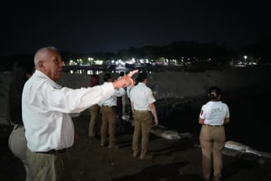 ImagenRecorren autoridades pasos de migrantes en el río Suchiate
