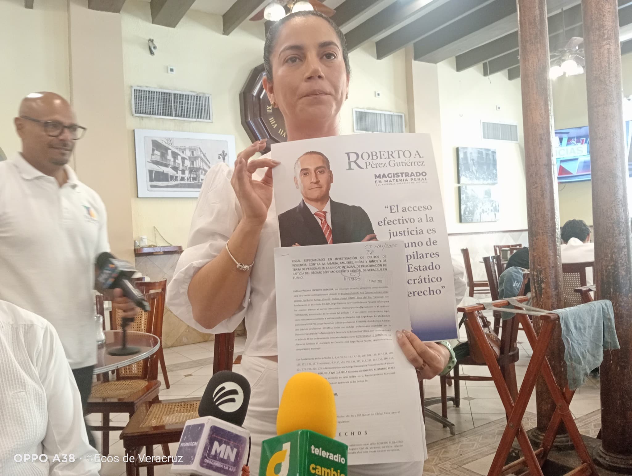 Aspirante a Magistrado embarga a su ex pareja