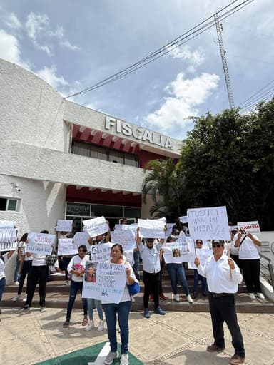 ImagenMarchan por justicia para Erika Delgado en Campeche