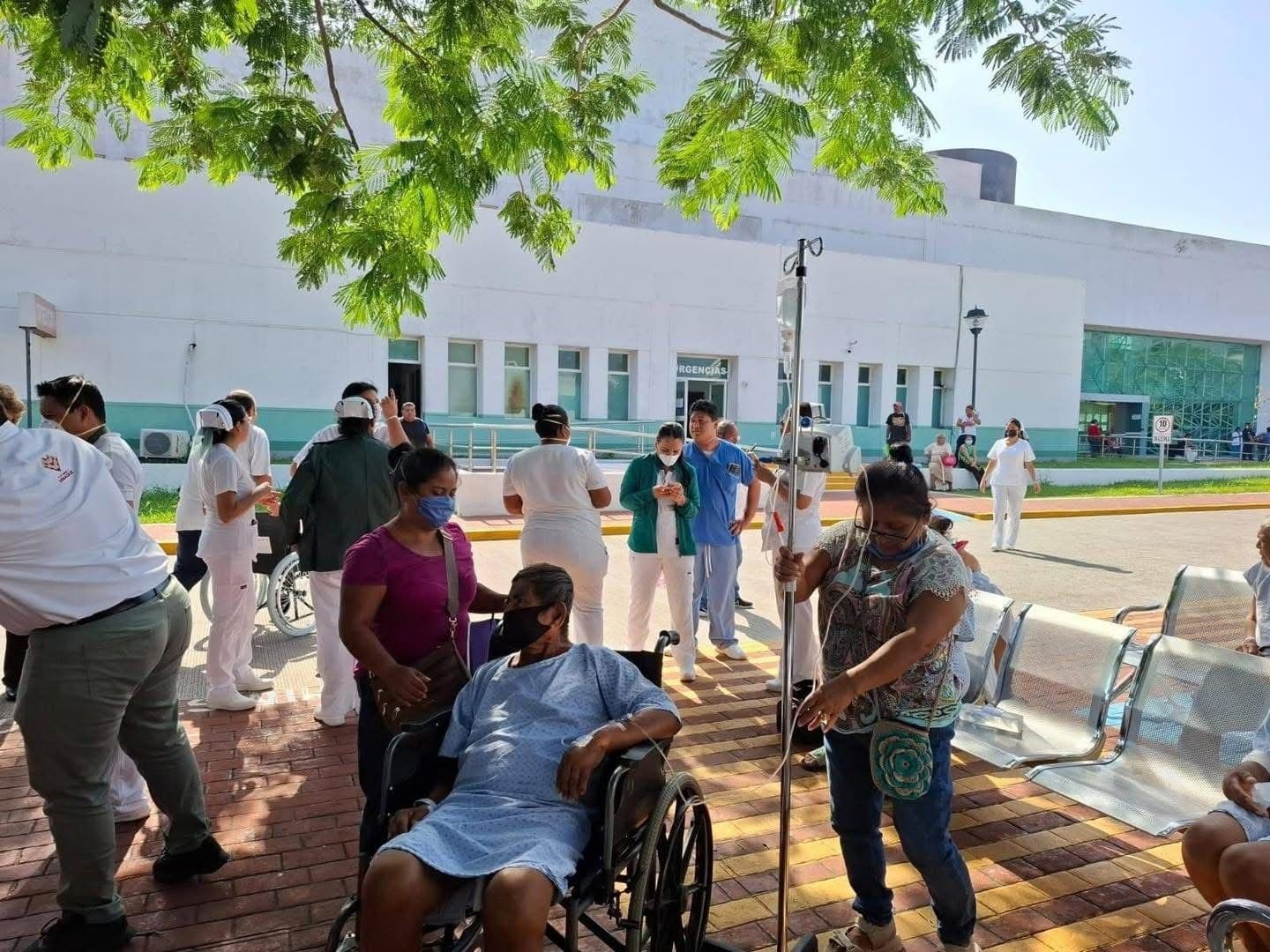 Evacuan hospital de Boca de Río por presunta fuga de gas