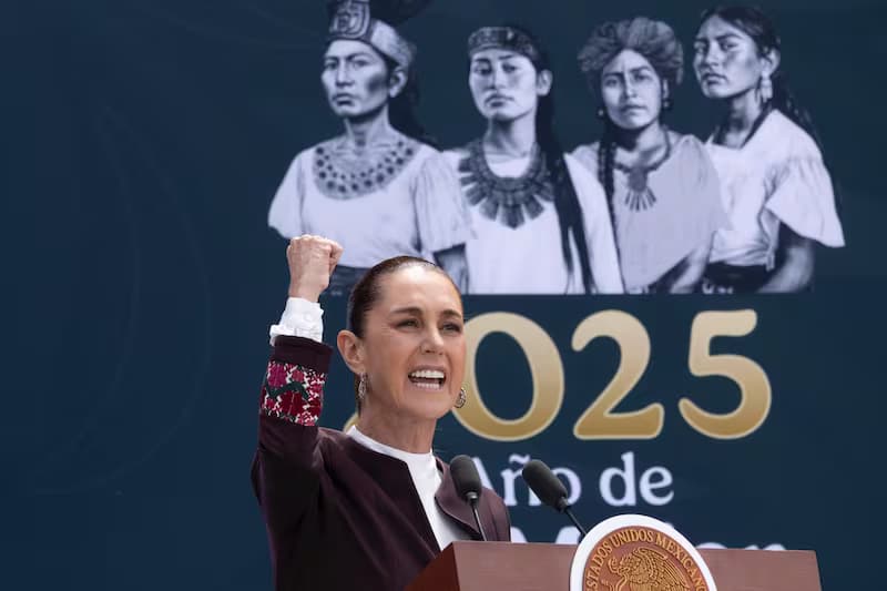 Lanza Sheinbaum advertencia a potencias extranjeras 