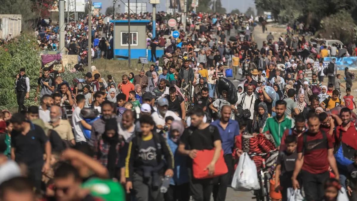 Israel ordena evacuación al sur de Gaza 