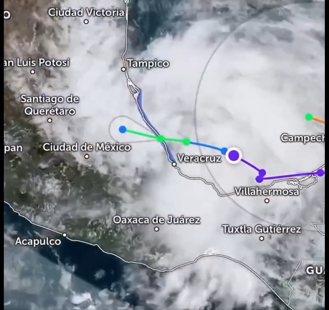 Toca tierra tormenta Chris 