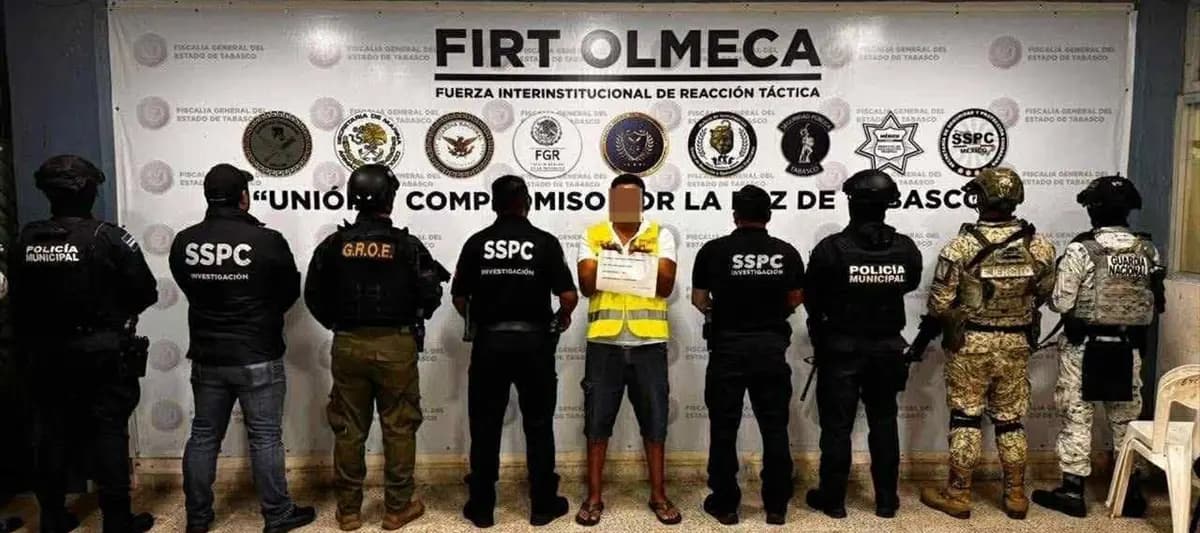 Detenido "El Lagarto" dealer de Paraíso-Comalcalco