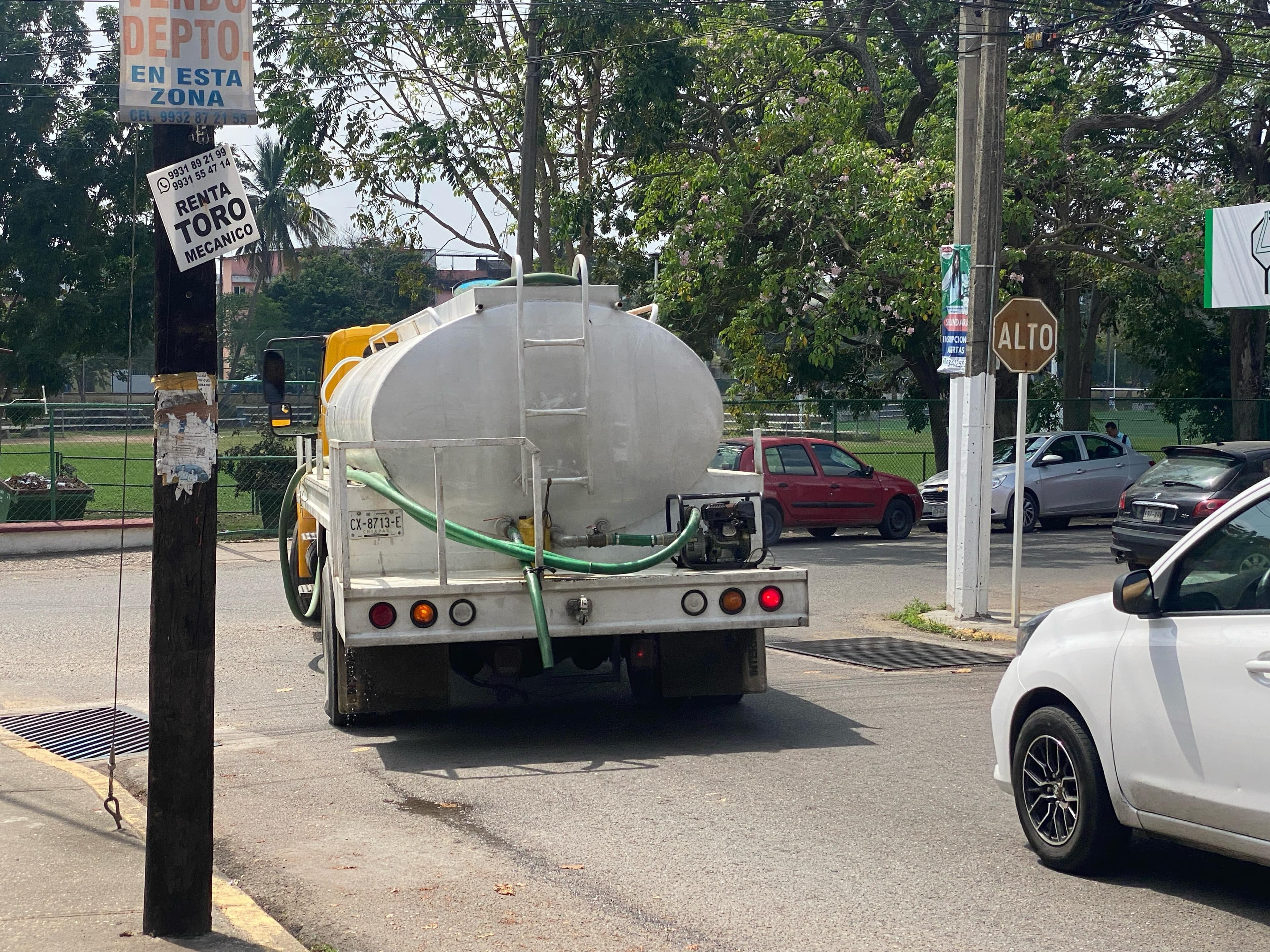 ¡Sin agua en Atasta!