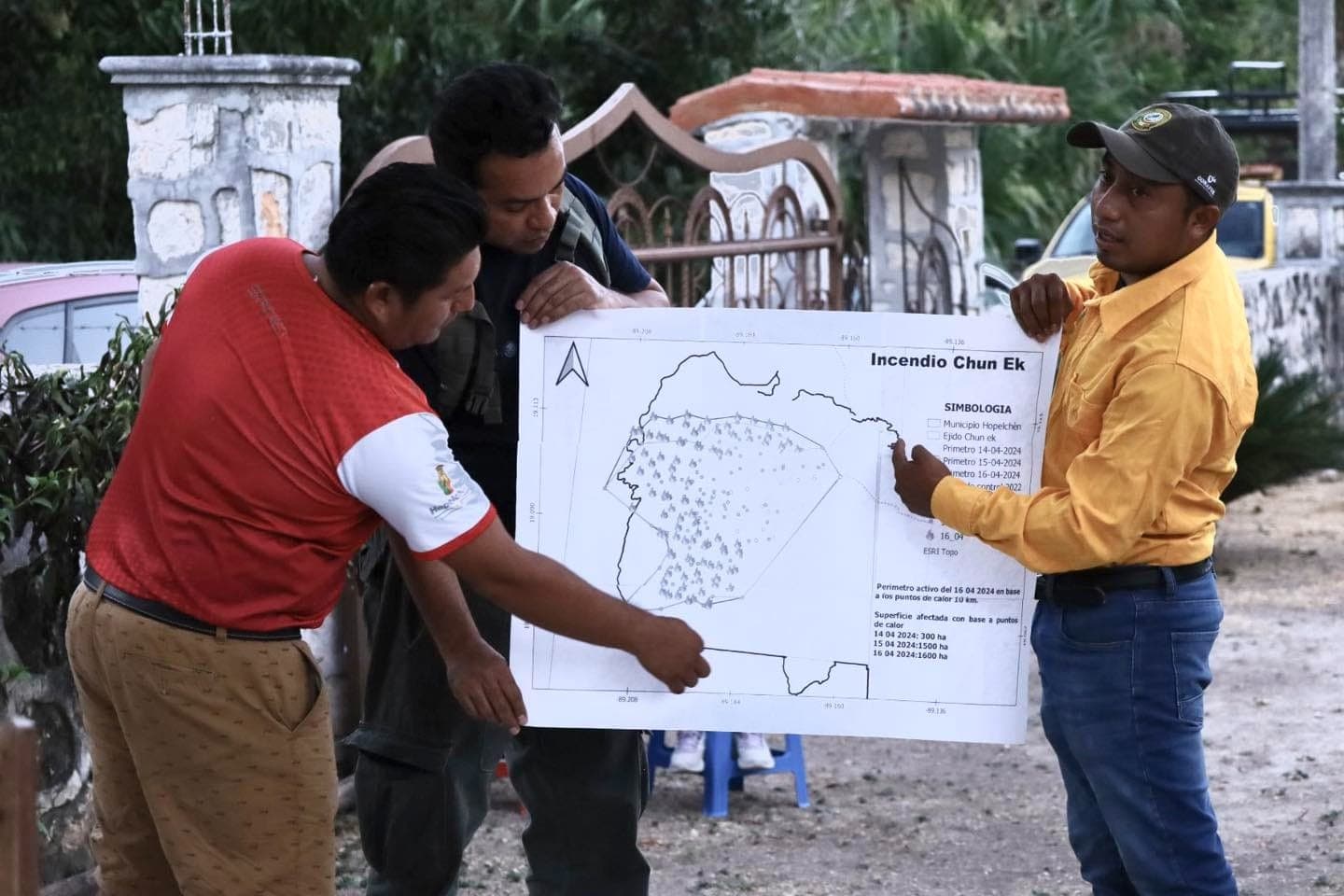 Alarma por incendio forestal 