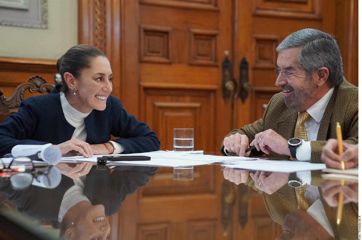 Tiene Presidenta llamada con Trump 