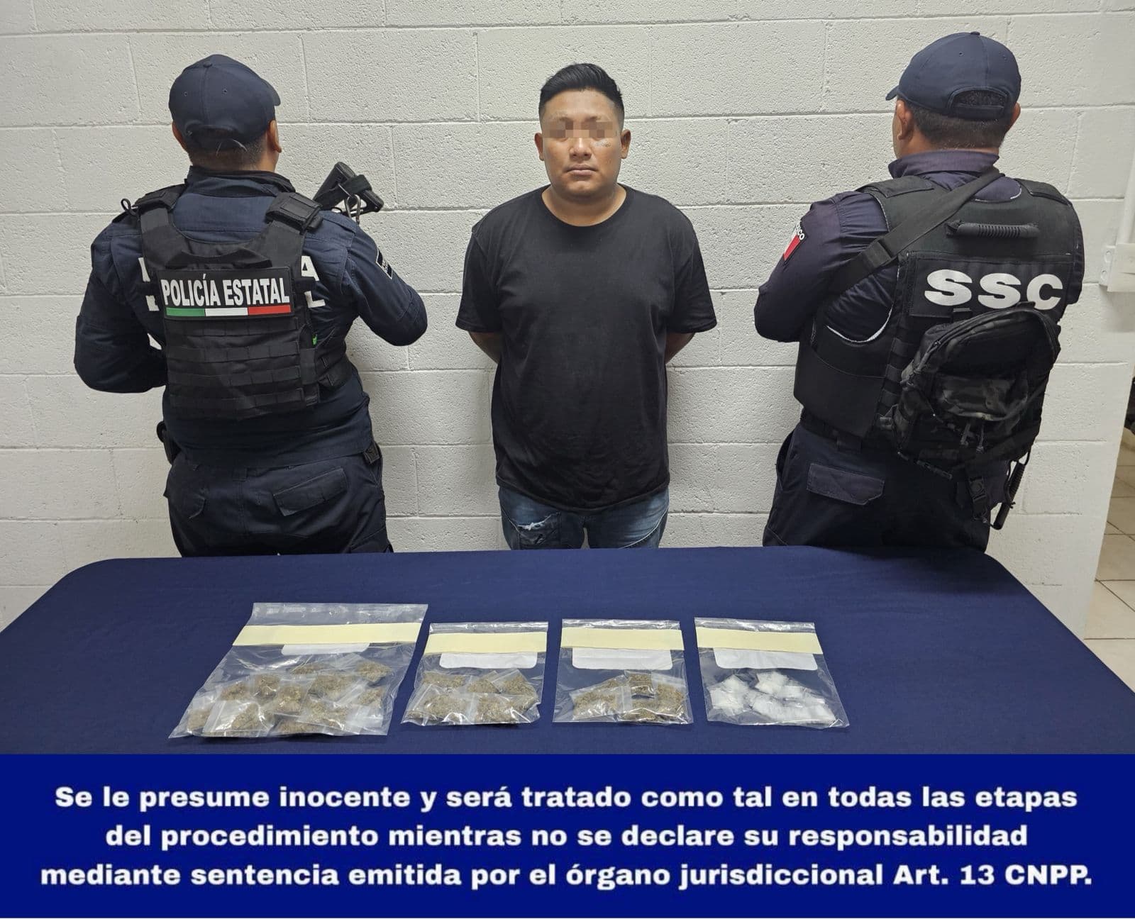 Lo detienen por presunta venta de drogas en Cozumel
