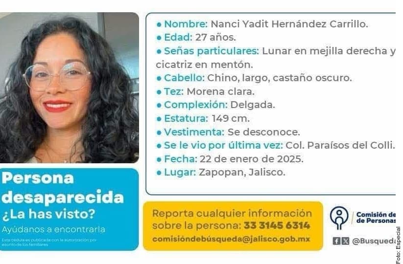 Ni Jalisco ni Tabasco: Queda en el limbo búsqueda de Nanci 