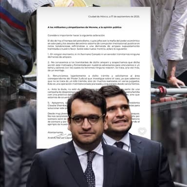 ImagenAmparos son campaña de desprestigio: "Andy"