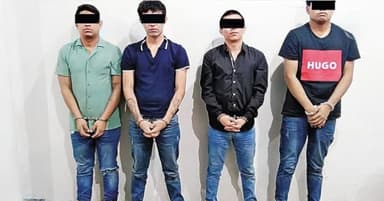 Imagen'Ayuda, me llevan secuestrado'