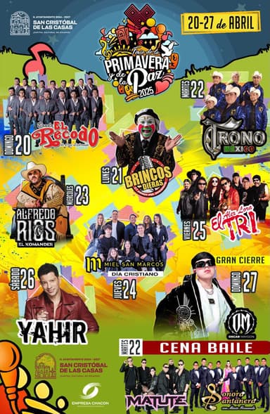 ImagenPresentan cartelera oficial de la Feria de la Primavera