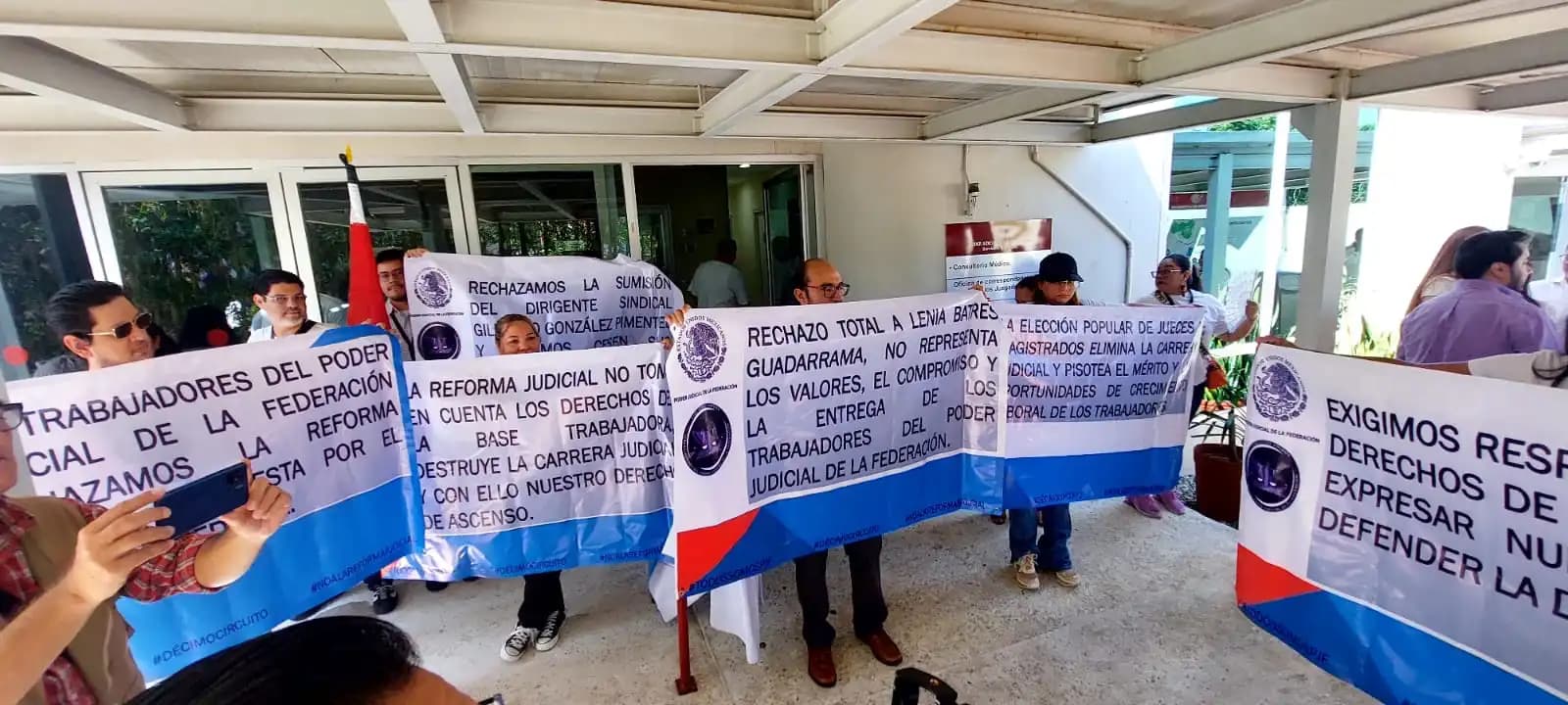 A huelga indefinida Poder Judicial