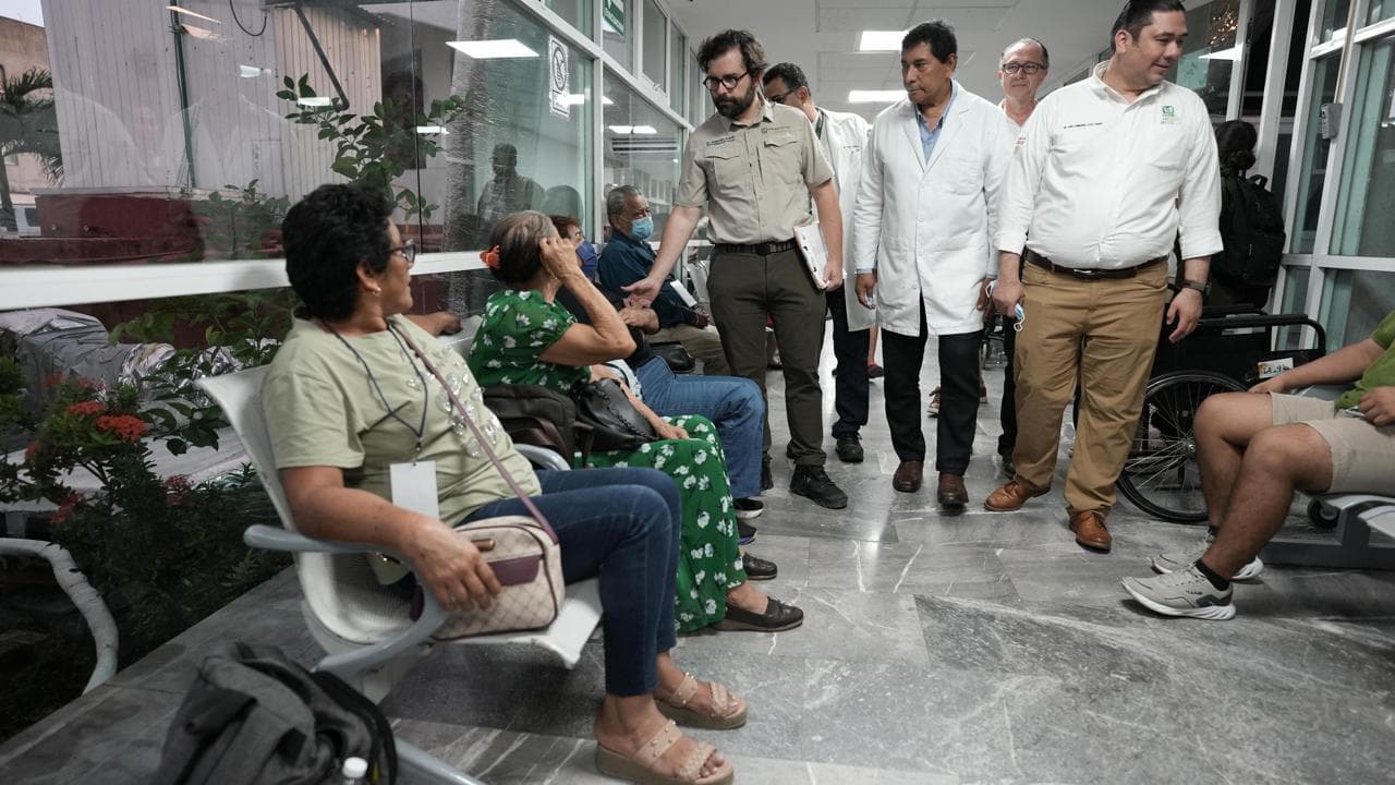 Por visita nacional hospitales del IMSS-Bienestar en Tabasco sin desabasto
