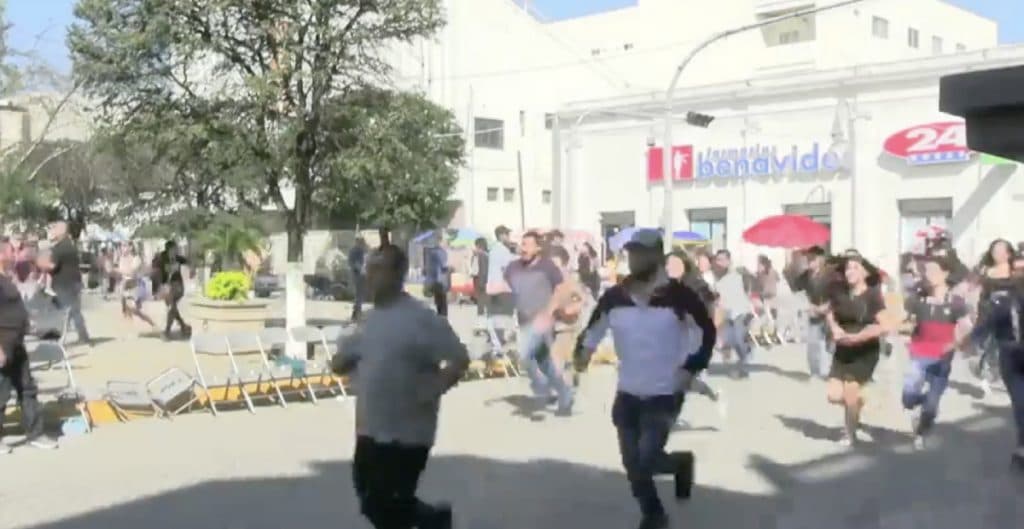 ¿Balacera en desfile en Nuevo León?