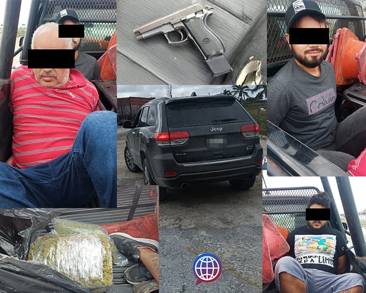 Detienen en Campeche a tres sujetos 