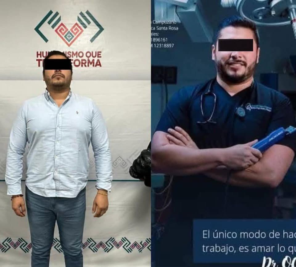 Detienen a médico, hizo una “Lipo Barata” pero fallida