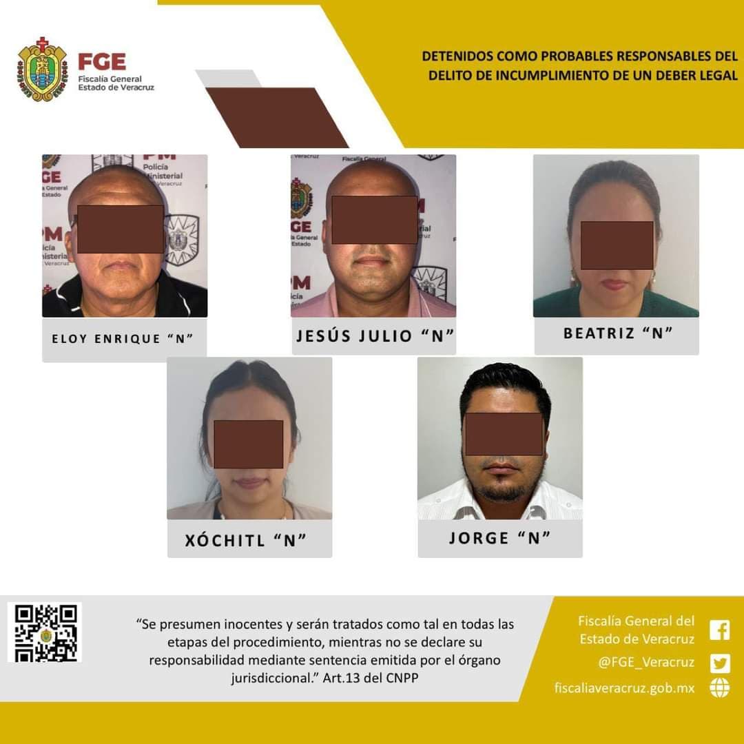 Detienen a 5 de la Fiscalía de Veracruz por corrupción 