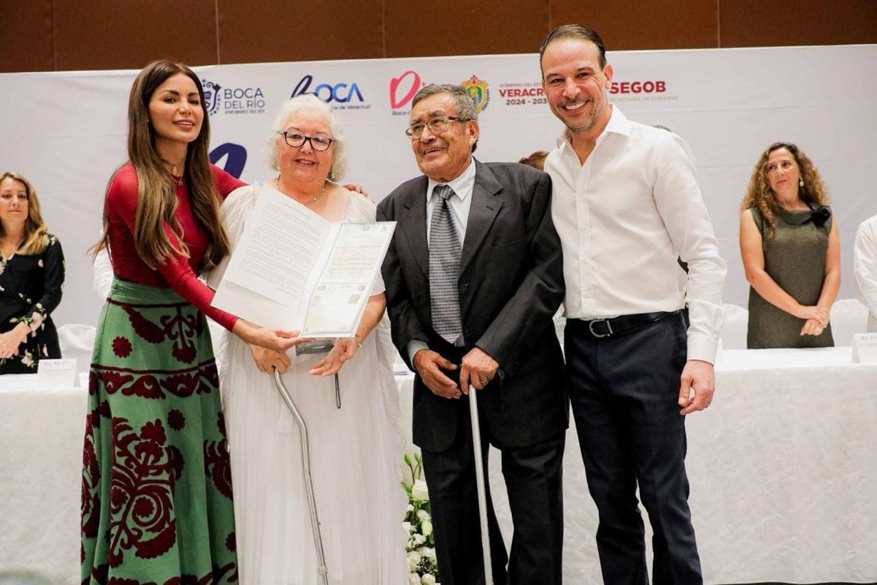 Dan el sí 150 parejas en Bodas Colectivas 2025 en Boca del Río