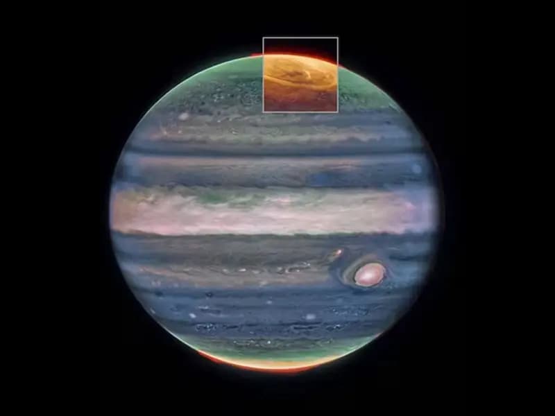 NASA capta auroras de Júpiter más brillantes que las de la Tierra