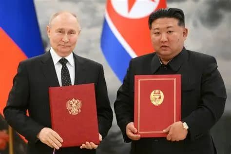 Putin y Kim Jong-un firman acuerdo militar 