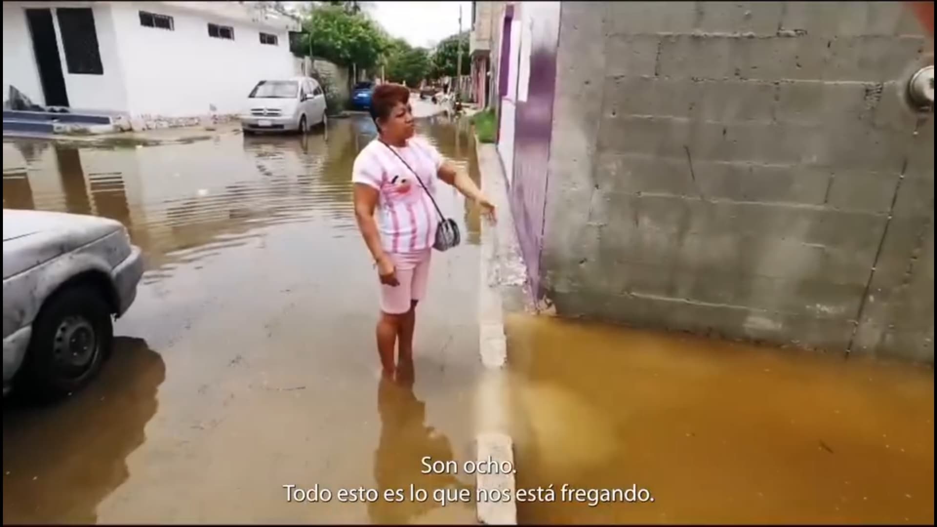 Lluvias afectan a la ciudad de San Francisco Campeche 