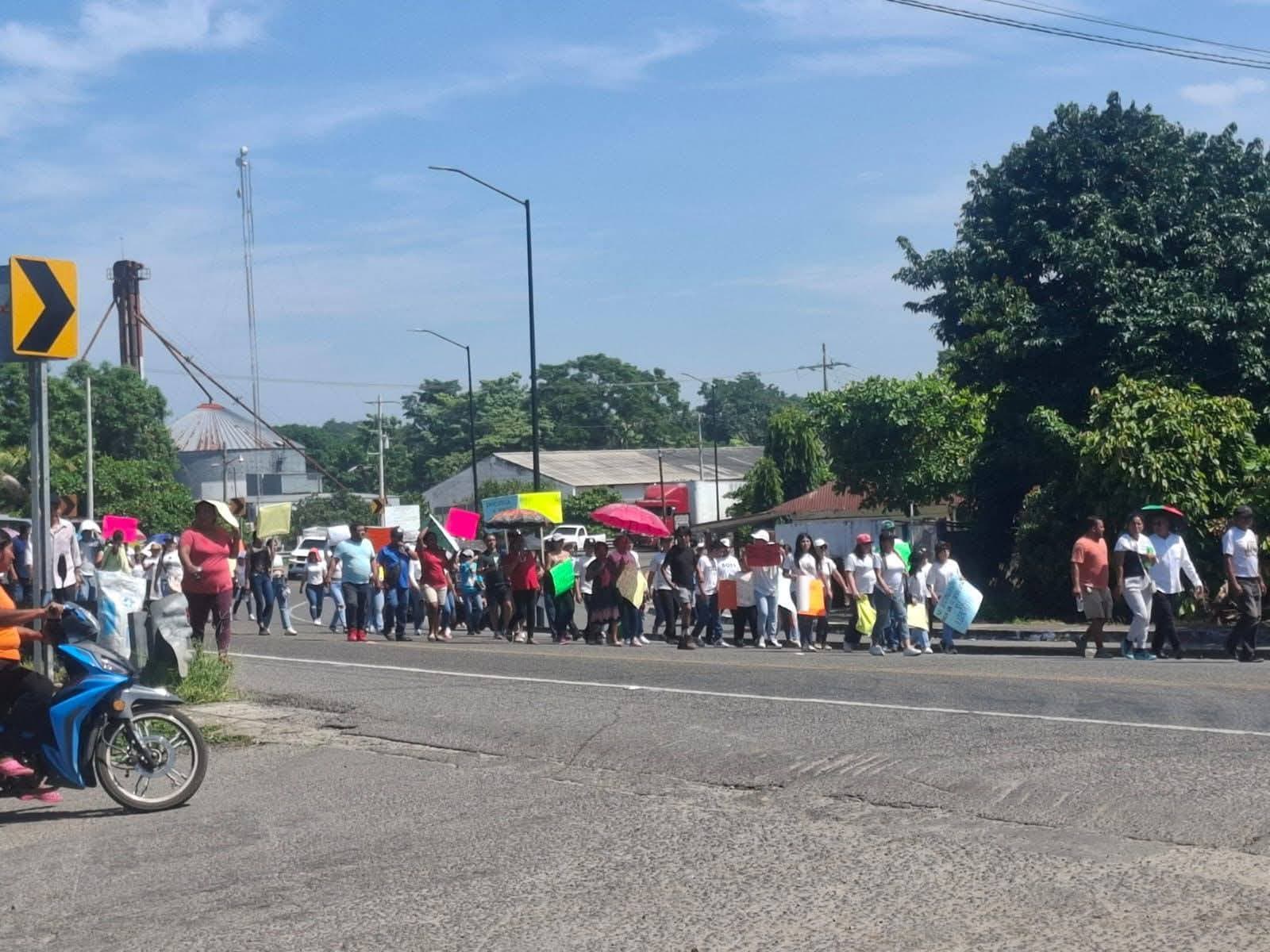 Familiares y amigos de José “N” protestaron en Suchiapa