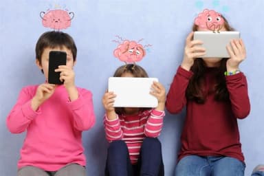 ImagenAlertan: menos tiempo en pantallas y más actividad 