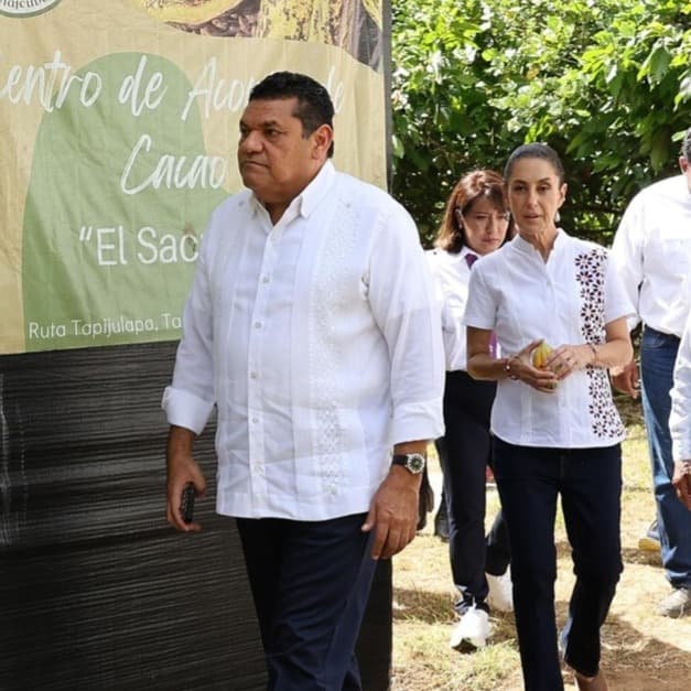 Llega Sheinbaum a Tabasco, origen de crisis en Morena 