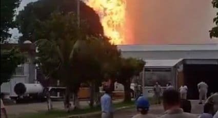 Pemex controla explosión en Cactus Chiapas, 5 heridos