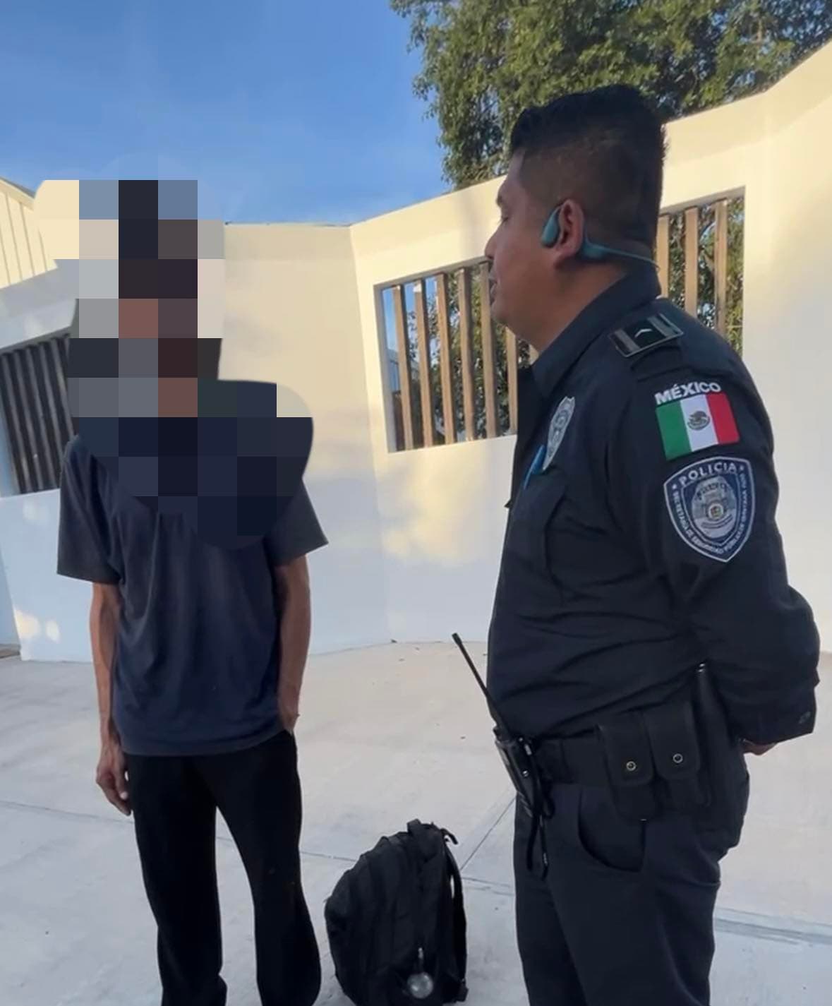 Policías logran salvar a Alejandro en Playa del Carmen 