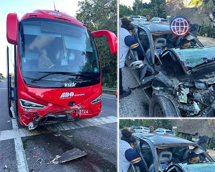 Nuevo accidente en Riviera Maya