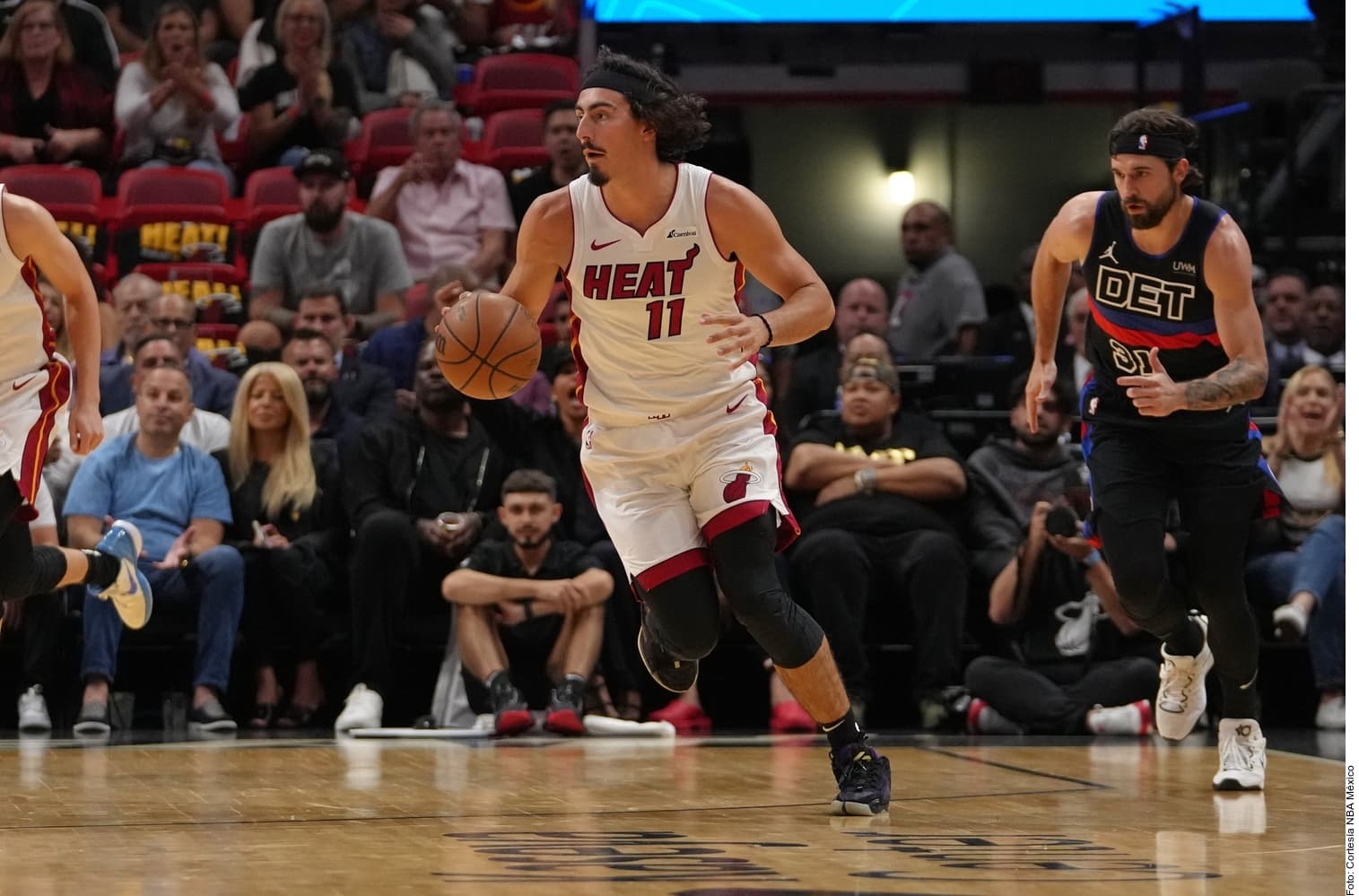 Jaime Jáquez Jr., con los pies en la duela 