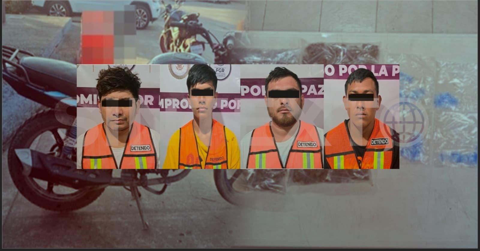 Detienen a 4 relacionados con presuntos delitos contra la salud