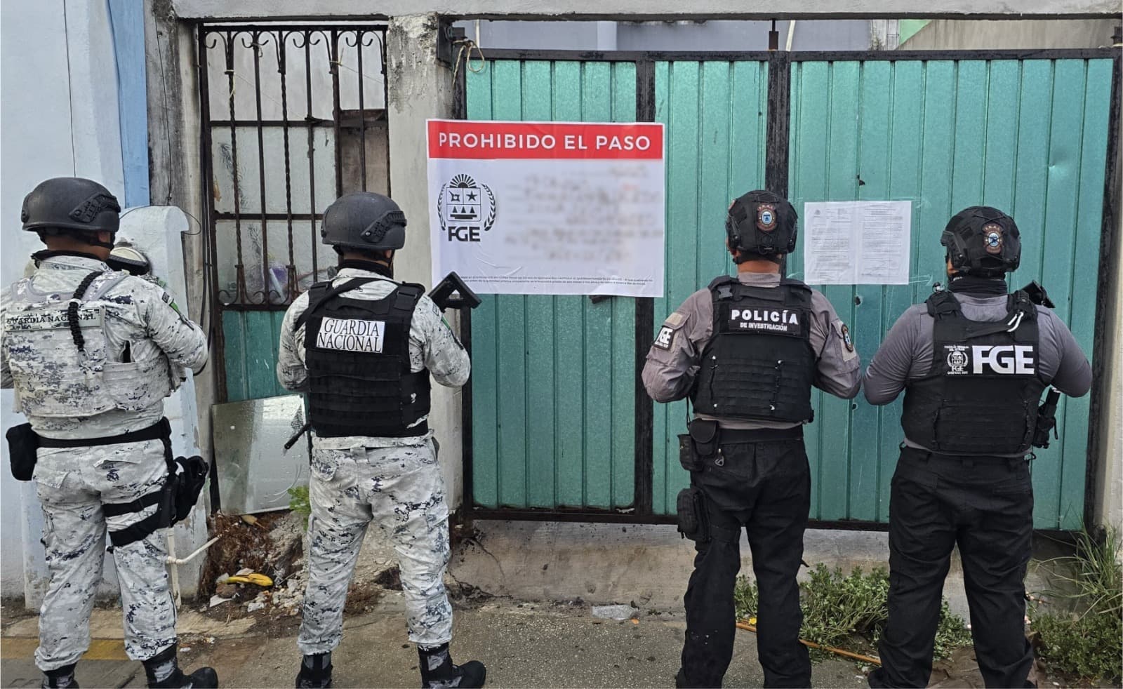 En operativo de la FGE aseguran presuntas drogas en Cancún 