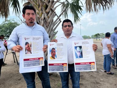 ImagenClama por sus hermanos a Sheinbaum, víctimas de reclutamiento forzado