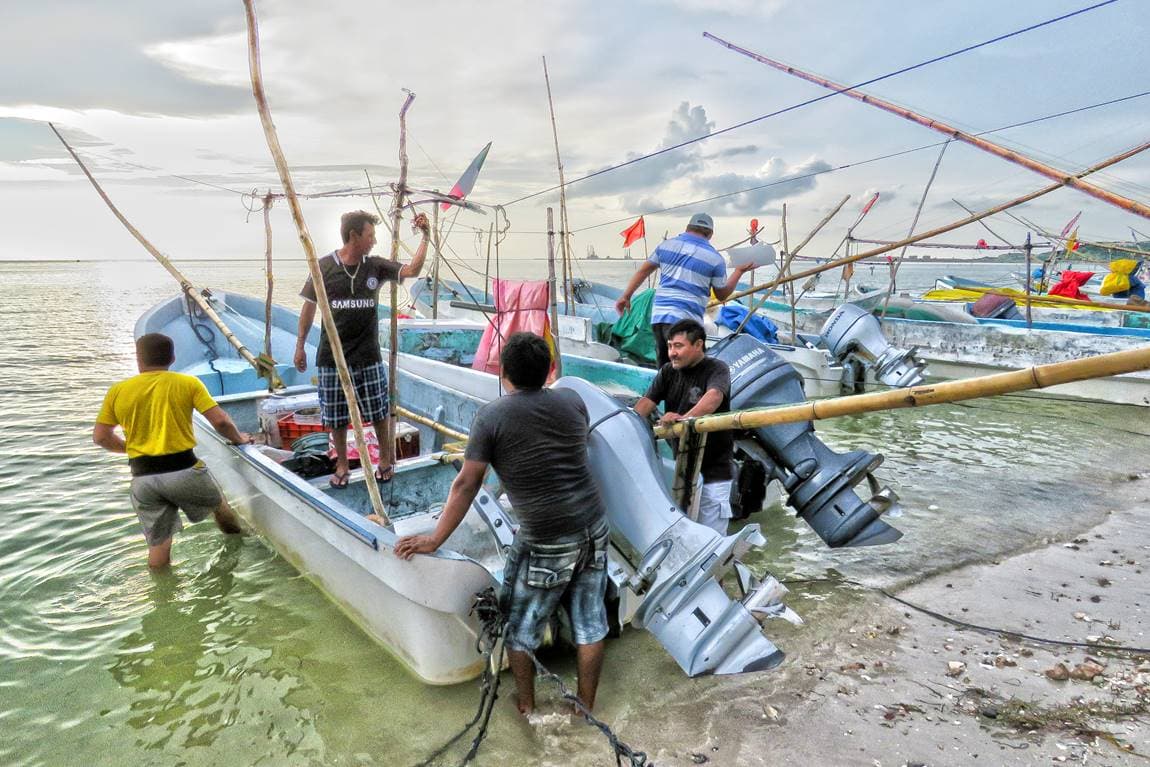 Pescadores campechanos finalizan el año sin actividad