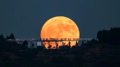 ImagenSuperluna de enero esta madrugada de sábado  