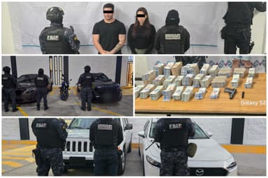 ImagenDetienen a pareja con 11 millones de pesos en Tuxtla Gutiérrez 