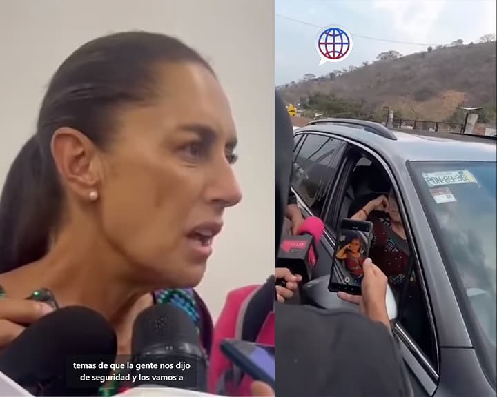 Encapuchados piden seguridad a Sheinbaum en la Sierra