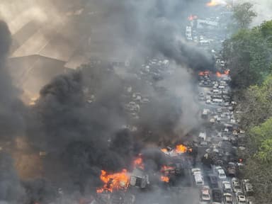 ImagenIncendio en retén federal moviliza a elementos de Protección Civil 