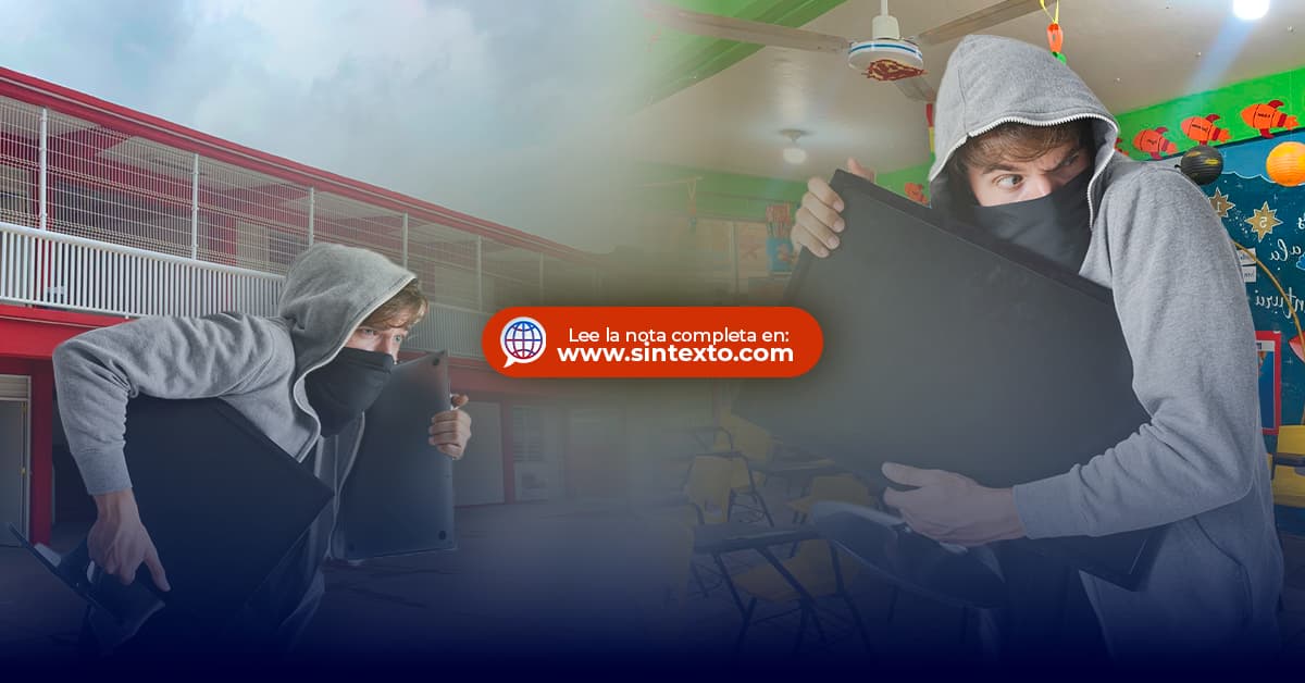 Escuelas a merced de ladrones 