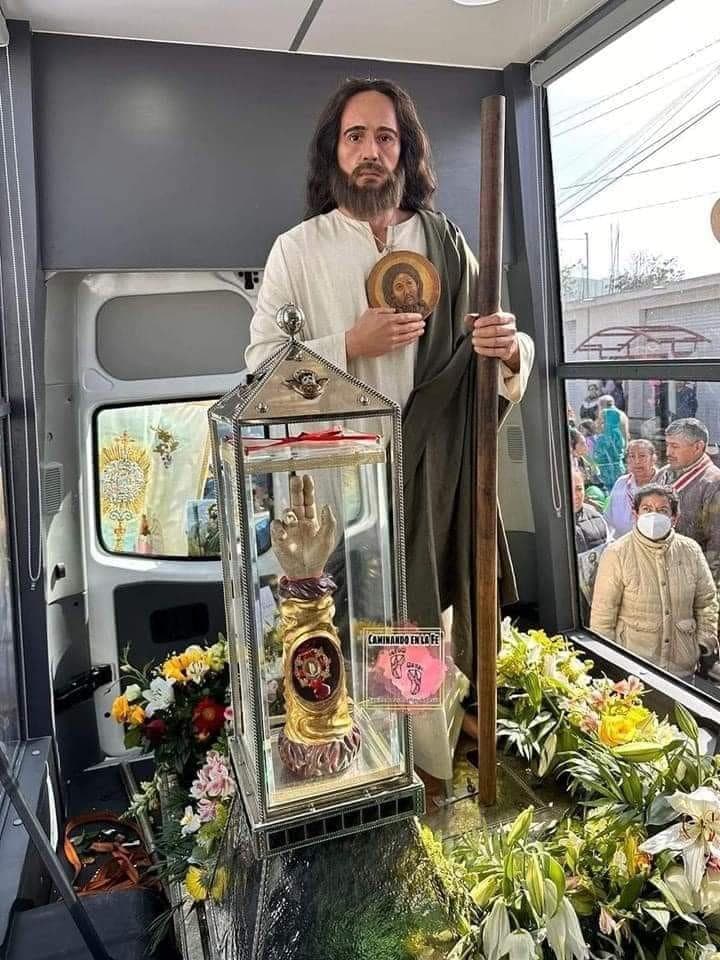 Noche de lunes, llegan a Tabasco reliquias de San Judas 