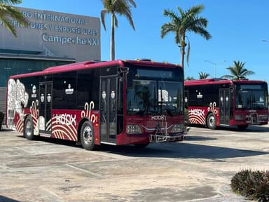 ImagenAtrasan de nuevo operación de nuevos camiones Ko’ox 