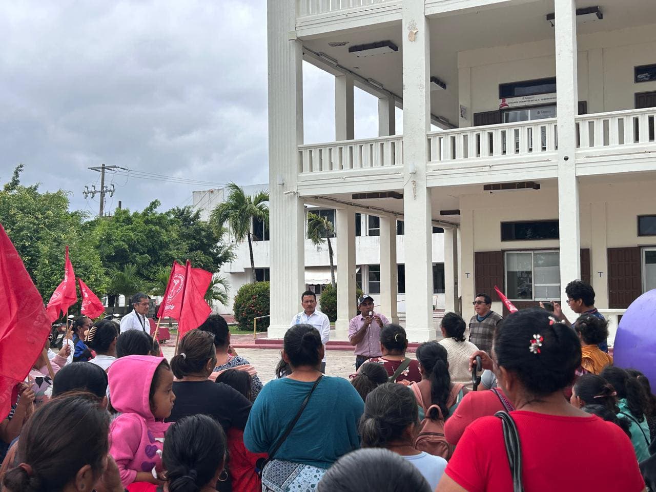 Antorchistas exigen atención a demandas sociales en Chetumal